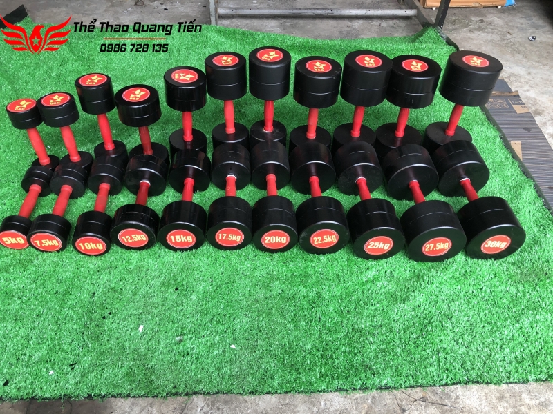 Tạ tay sắt cao cấp Quang Tiến QT808