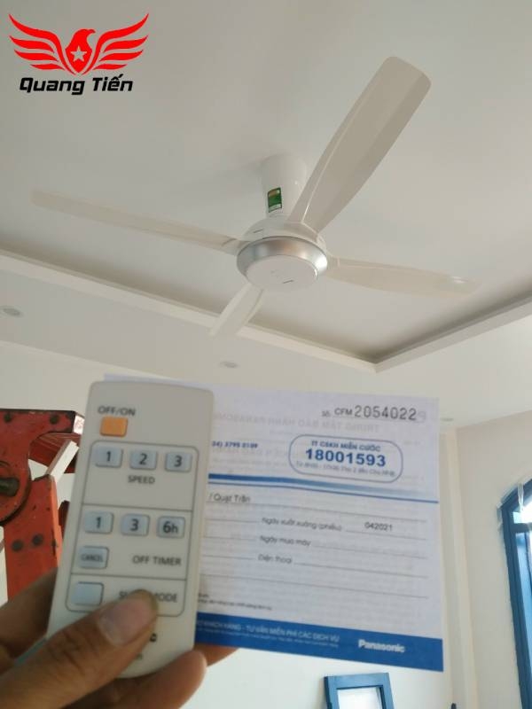 QUẠT TRẦN PANASONIC 4 cánh F- 56XPG màu trắng