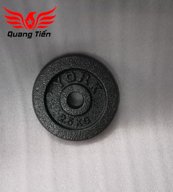 Tạ bánh đĩa sắt nhập khẩu siêu đẹp sơn bóng 2,5kg