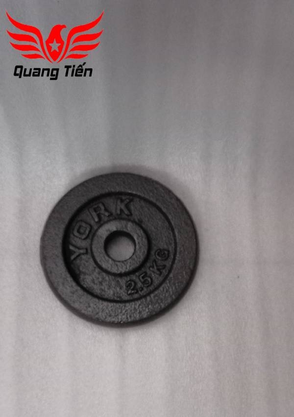 Tạ bánh đĩa sắt nhập khẩu siêu đẹp sơn bóng 2,5kg