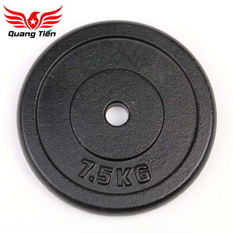 Tạ bánh đĩa sắt nhập khẩu siêu đẹp sơn bóng 2,5kg