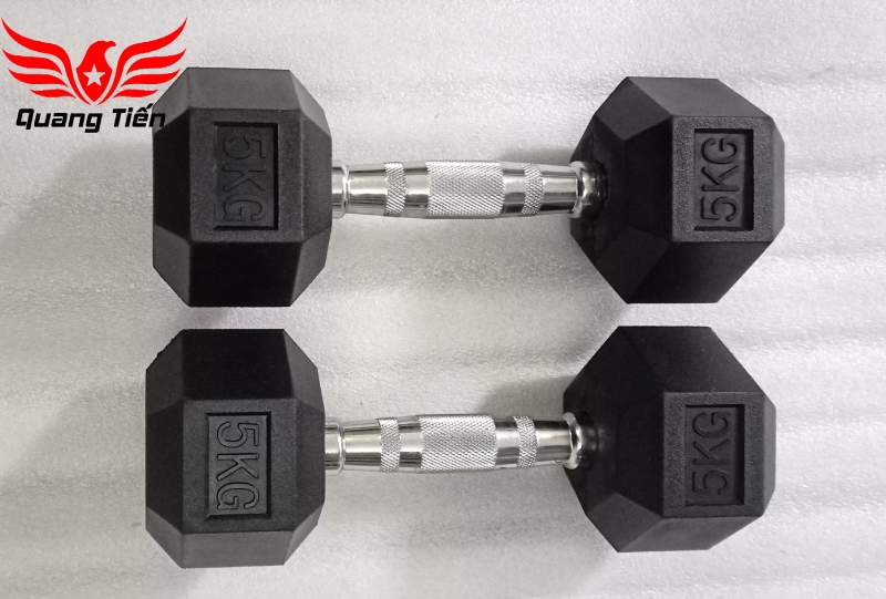 Tạ tay cao su lục giác cao cấp Iron Bull nhập khẩu ( giá 1 quả )