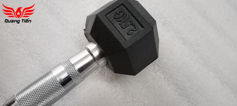 Tạ tay cao su lục giác cao cấp Iron Bull nhập khẩu ( giá 1 quả )