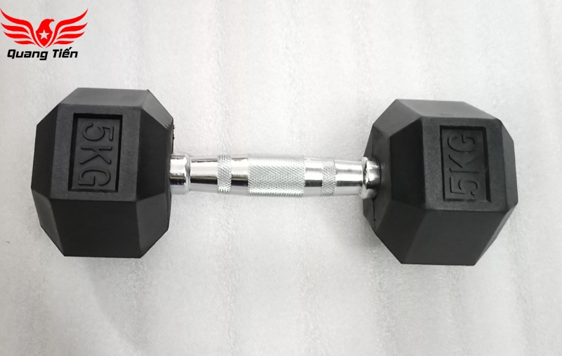 Tạ tay cao su lục giác cao cấp Iron Bull nhập khẩu ( giá 1 quả )