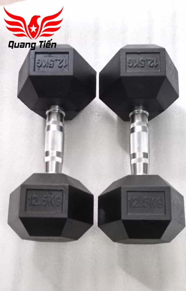 Tạ tay cao su lục giác cao cấp Iron Bull nhập khẩu ( giá 1 quả )