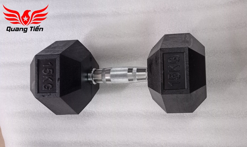 Tạ tay cao su lục giác cao cấp Iron Bull nhập khẩu ( giá 1 quả )