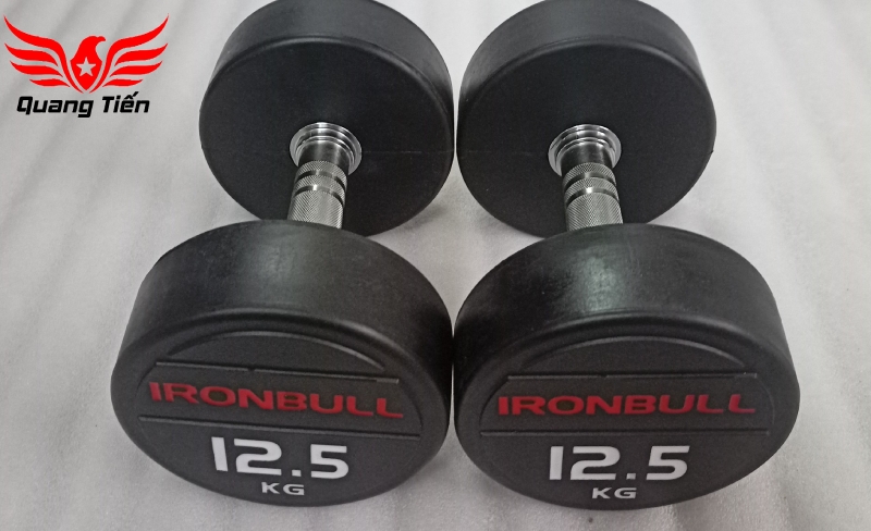 Tạ tay thép bọc cao su Ironbull IR04 nhập khẩu chính hãng