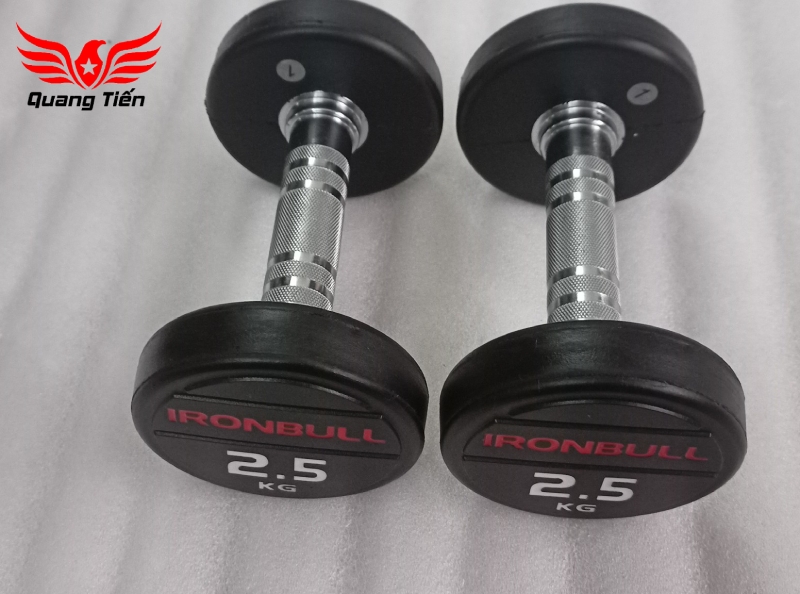 Tạ tay thép bọc cao su Ironbull IR04 nhập khẩu chính hãng