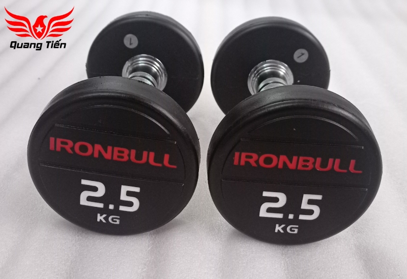 Tạ tay thép bọc cao su Ironbull IR04 nhập khẩu chính hãng