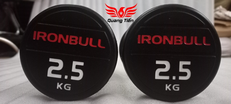 Tạ tay thép bọc cao su Ironbull IR04 nhập khẩu chính hãng