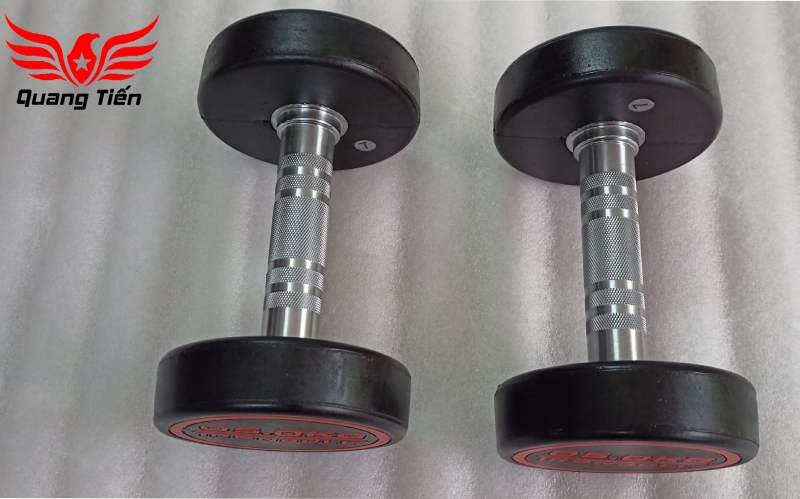 Tạ tay thép bọc cao su IronBull IR03 nhập khẩu chính hãng (giá 1 quả)