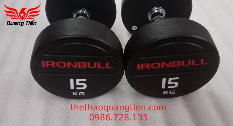Tạ tay thép bọc cao su Ironbull IR04 nhập khẩu chính hãng