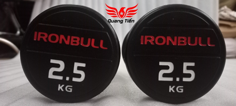 Tạ tay thép bọc cao su Ironbull IR04 nhập khẩu chính hãng