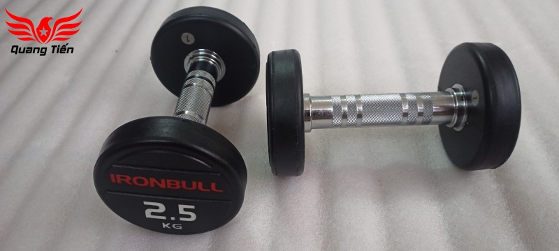 Tạ tay thép bọc cao su Ironbull IR04 nhập khẩu chính hãng