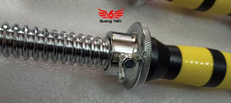Đòn tạ tay 35 cm cao cấp bọc cao su nhập khẩu chính hãng Quang Tiến QT-102