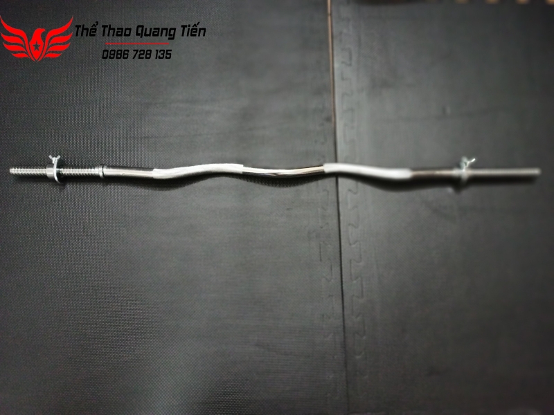 Đòn tạ chữ Z phi 27 mạ crom hàng nhập khẩu siêu đẹp (ốc có chốt) QT-304