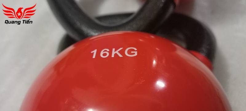 Tạ ấm - tạ bình vôi bọc cao su cao cấp 16 kg Iron Bull nhập khẩu (Giá 1 quả)