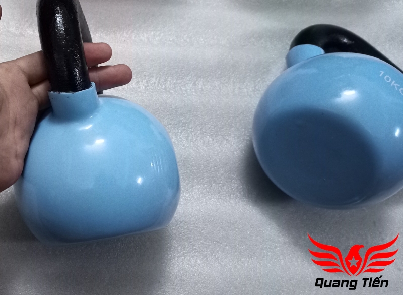 Tạ ấm - tạ bình vôi bọc cao su cao cấp 10 kg Iron Bull nhập khẩu (Giá 1 quả)