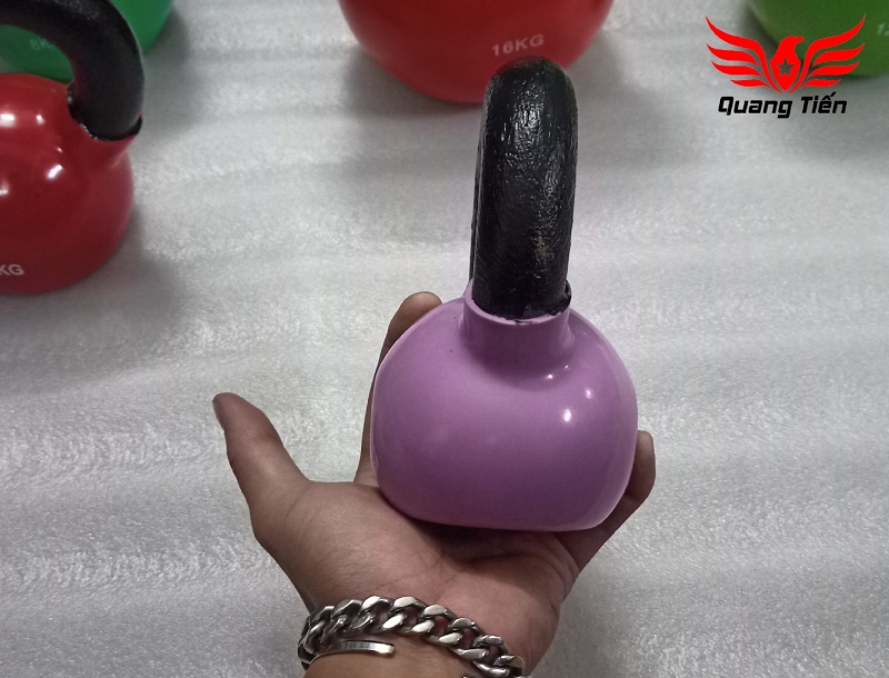 Tạ ấm - tạ bình vôi bọc cao su cao cấp 4 kg Iron Bull nhập khẩu (Giá 1 quả)