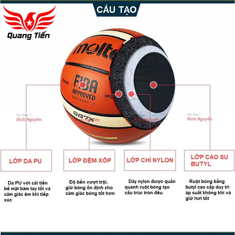 Quả bóng rổ Molten số 7