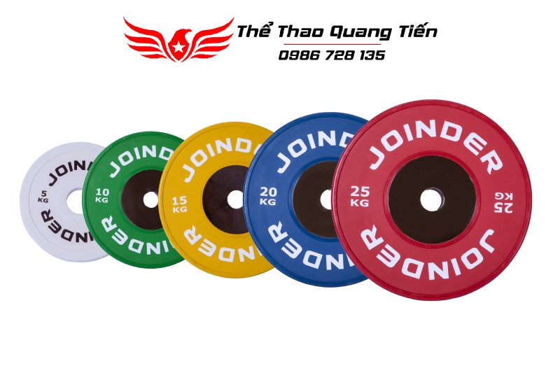 Tạ Đĩa Màu Joinder size 15kg chính hãng