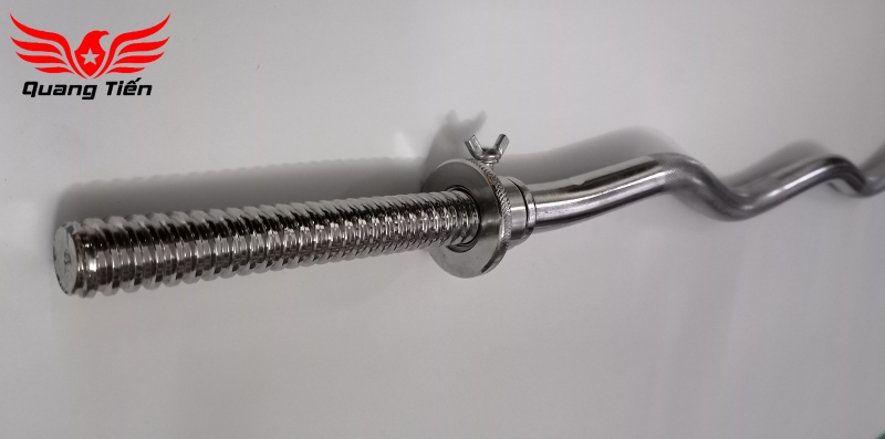 Đòn tạ chữ Z phi 27 mạ crom hàng nhập khẩu siêu đẹp (ốc có chốt) QT-304