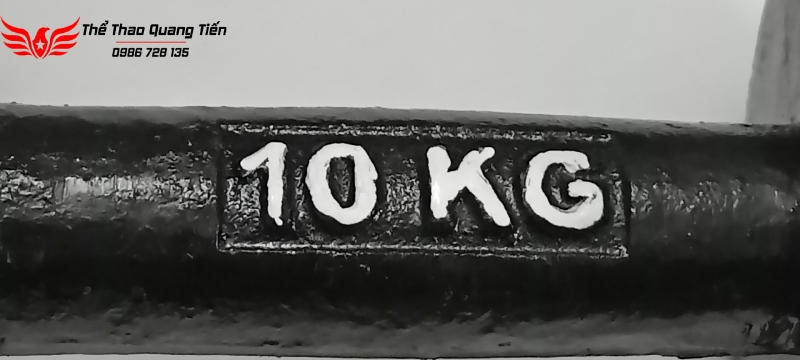 Tạ tay gang đúc loại đẹp 2022 6 kg ( giá 1 quả )