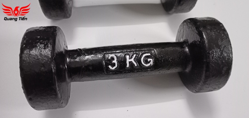 Tạ tay gang đúc loại đẹp 2022 6 kg ( giá 1 quả )