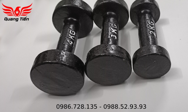 Tạ tay gang đúc loại đẹp 2022 6 kg ( giá 1 quả )