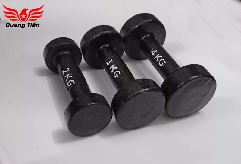 Tạ tay gang đúc loại đẹp 2022 4 kg ( giá 1 quả )