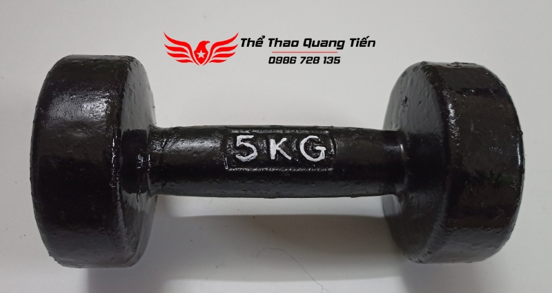 Tạ tay gang đúc loại đẹp 2022 6 kg ( giá 1 quả )