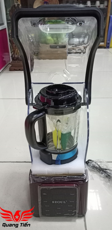 Máy làm sữa hạt SEOUL ST-2021 made in Korea có nắp đậy chống ồn