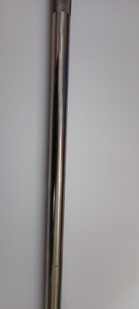 Đòn tạ inox 1,9m inox đầu kẹp (Thanh lý)