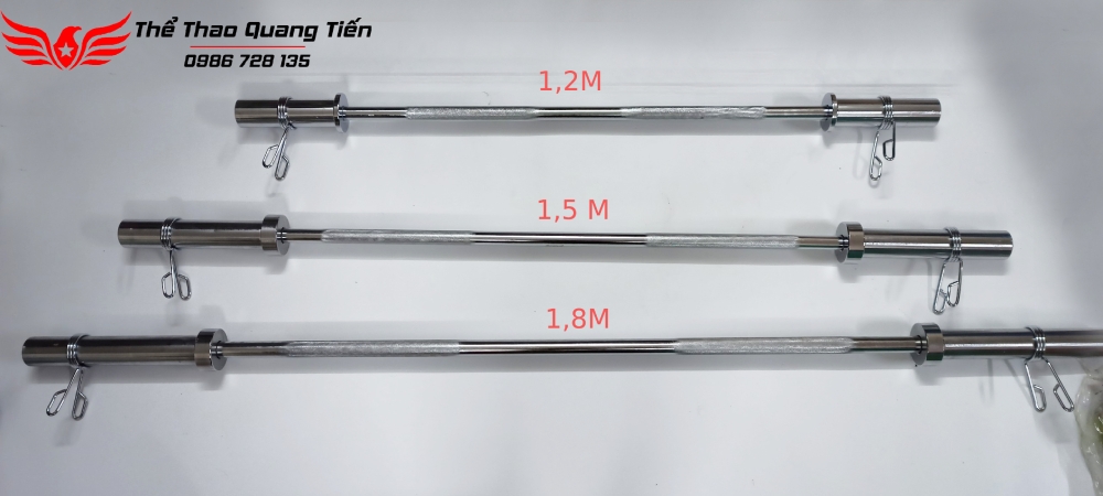 Đòn tạ 1,5 m phi 50 Goldnova nhập khẩu QT403