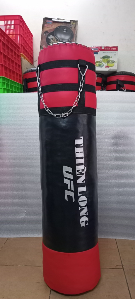 bao đấm UFC đỏ đen 1.2m 2022