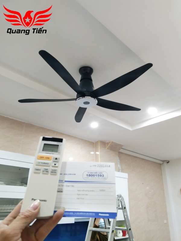 Quạt trần 5 cánh Panasonic DC F-60XDN ĐEN