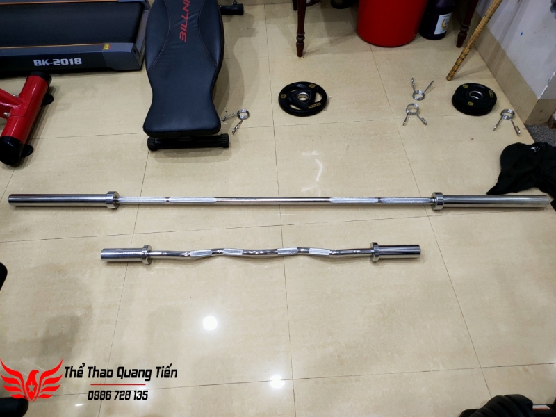 Đòn tạ hình chữ Z phi 50 nhập khẩu Iron Bull siêu đẹp QT308 (Chiếc)