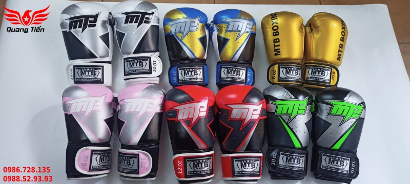 Găng tay Boxing Max MTB màu trắng