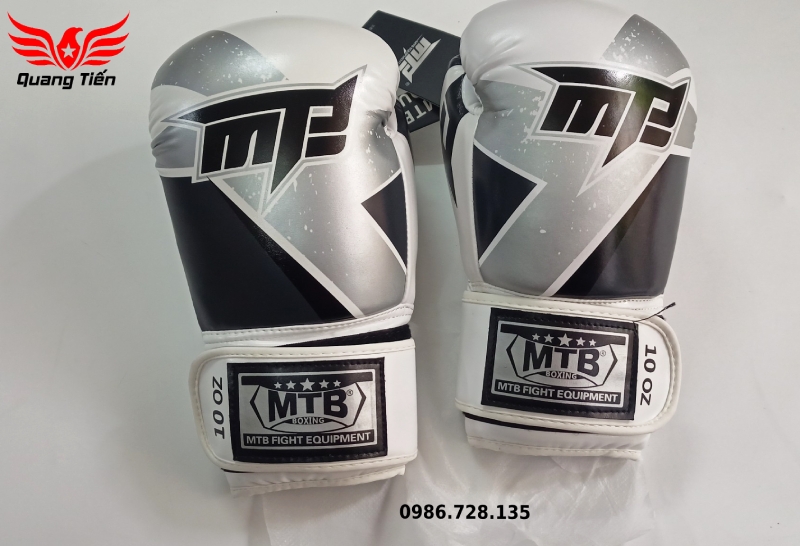 Găng tay Boxing Max MTB màu trắng