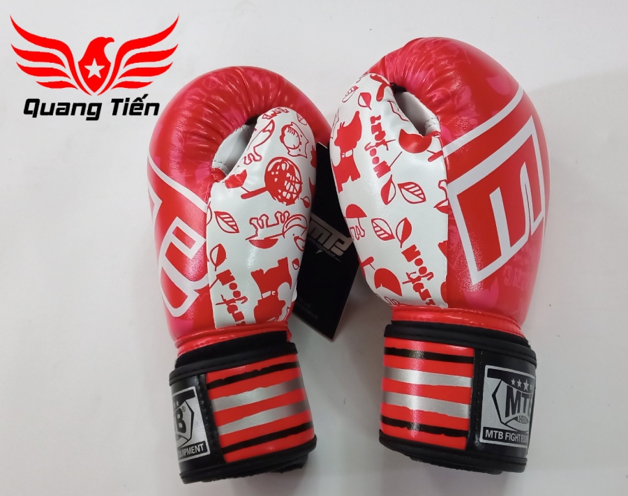 Găng tay boxing mini màu đỏ cho trẻ em MTB 6oz 5.0