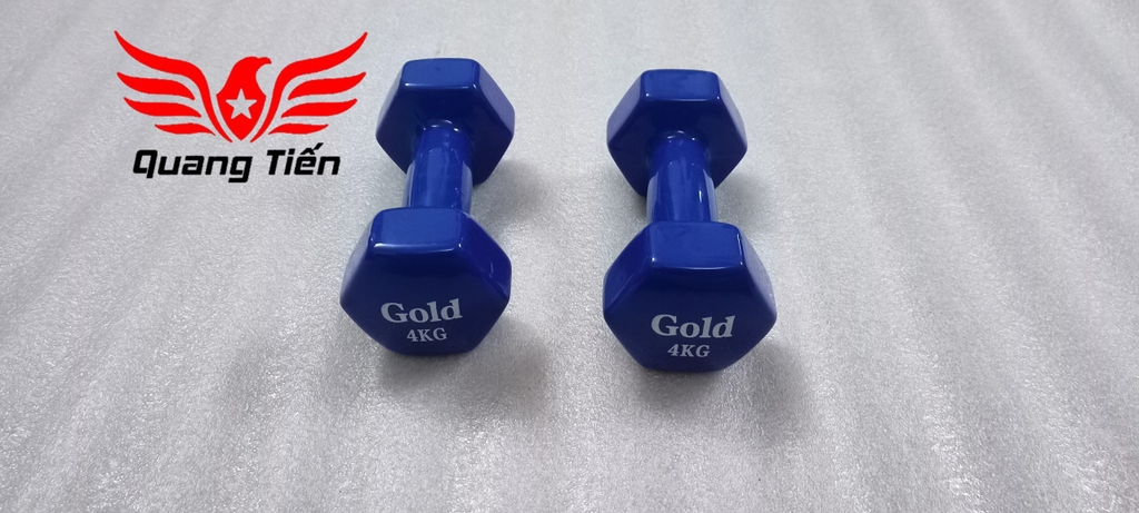 tạ gold xanh 4kg cao cấp chính hãng