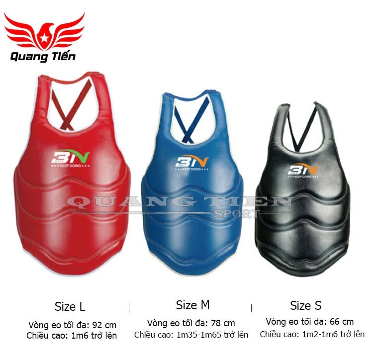 Giáp đấu ngực tán thủ BN cao cấp chính hãng
