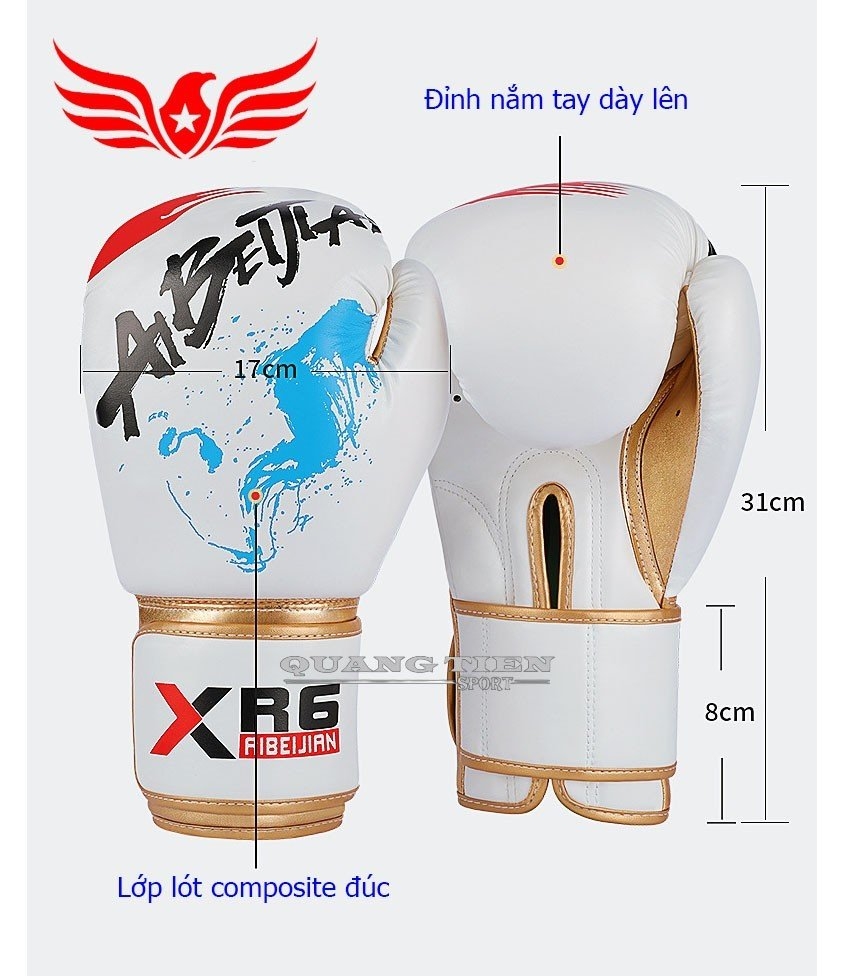Găng tay Boxing ABJ cao cấp chính hãng