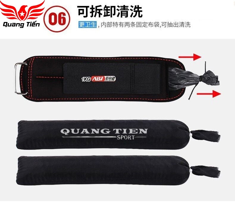 Tạ đeo chân - đeo tay ABJ cao cấp chính hãng 0.5kg-1kg-1.5kg-2kg