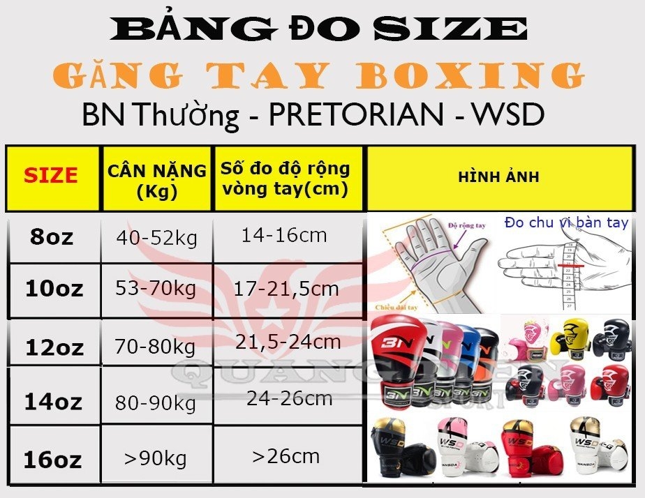 Găng Tay boxing,tán thủ BN ( Xanh Đen )