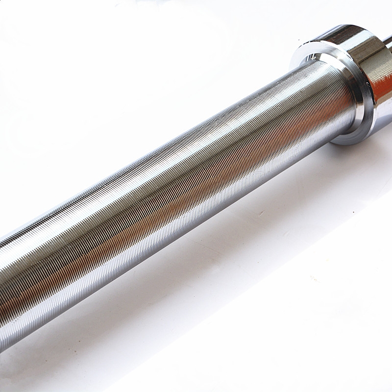 Thanh đòn tạ thẳng, chất liệu thép mạ inox phi 50 (1,8m-2,2m)