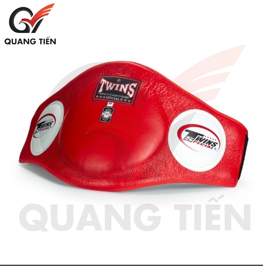 Đai bụng Twins Special Muay Thai Leather Belly Pad BEPL2 cao cấp chính hãng - Màu đen