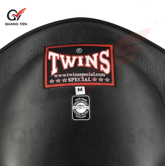 Đai bụng Twins Special Muay Thai Leather Belly Pad BEPL2 cao cấp chính hãng - Màu đen