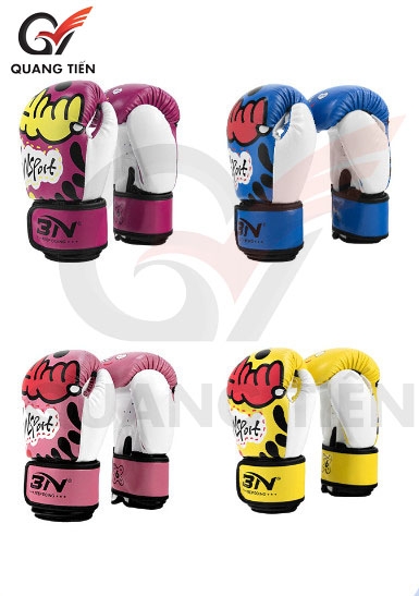 Găng Tay boxing BN 6oz 6.0 mẫu 2025 cá tính ( vàng )