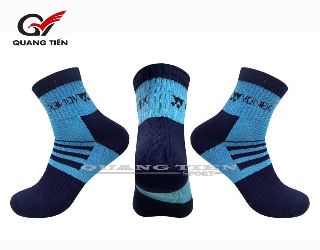 Tất thể thao dày dặn ấm cao cấp Tất Yonex trơn cổ cao - T03